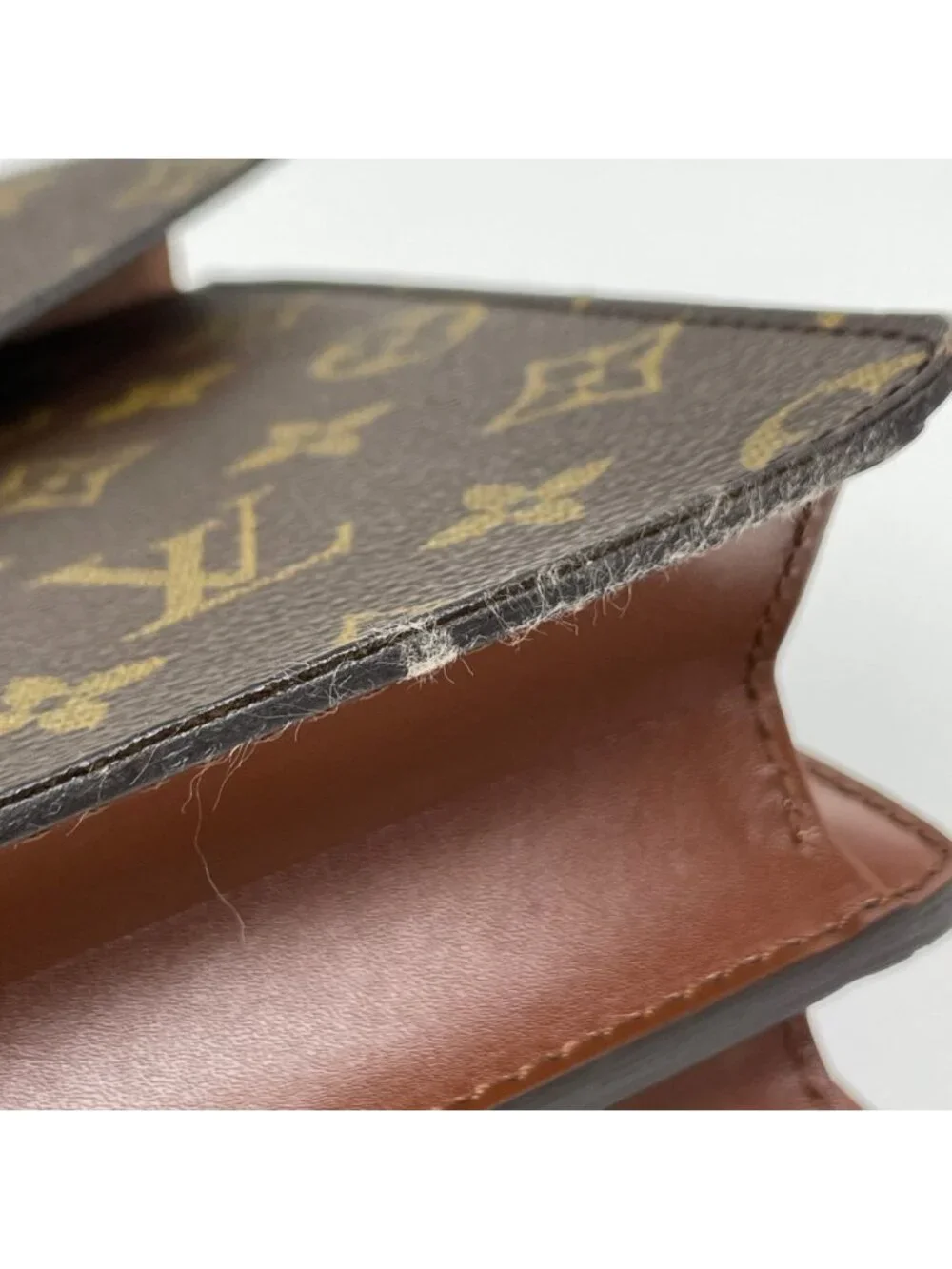 Louis Vuitton Concorde Handbag Monogram Brown